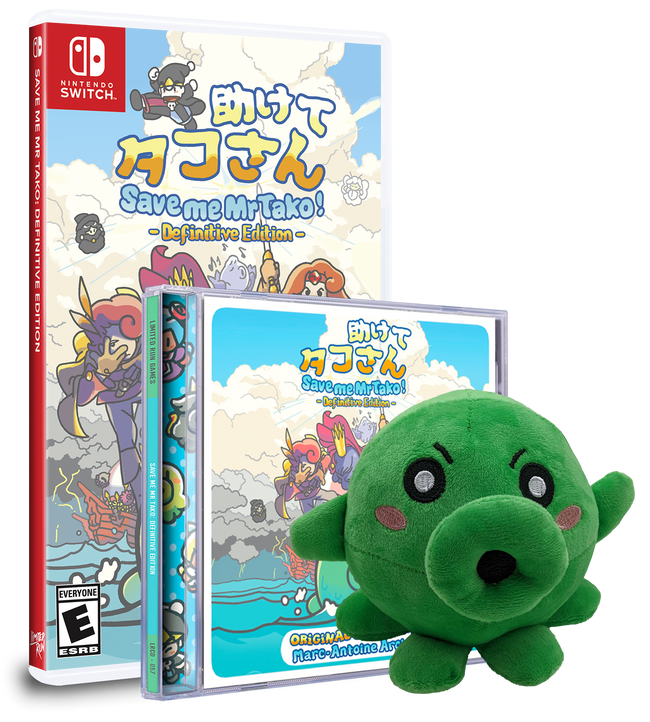 Switch Limited Run #147: Save me Mr Tako: Definitive Edition OST & Plush Bundle