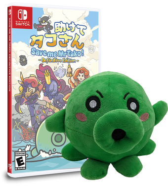 Switch Limited Run #147: Save me Mr Tako: Definitive Edition Plush Bundle