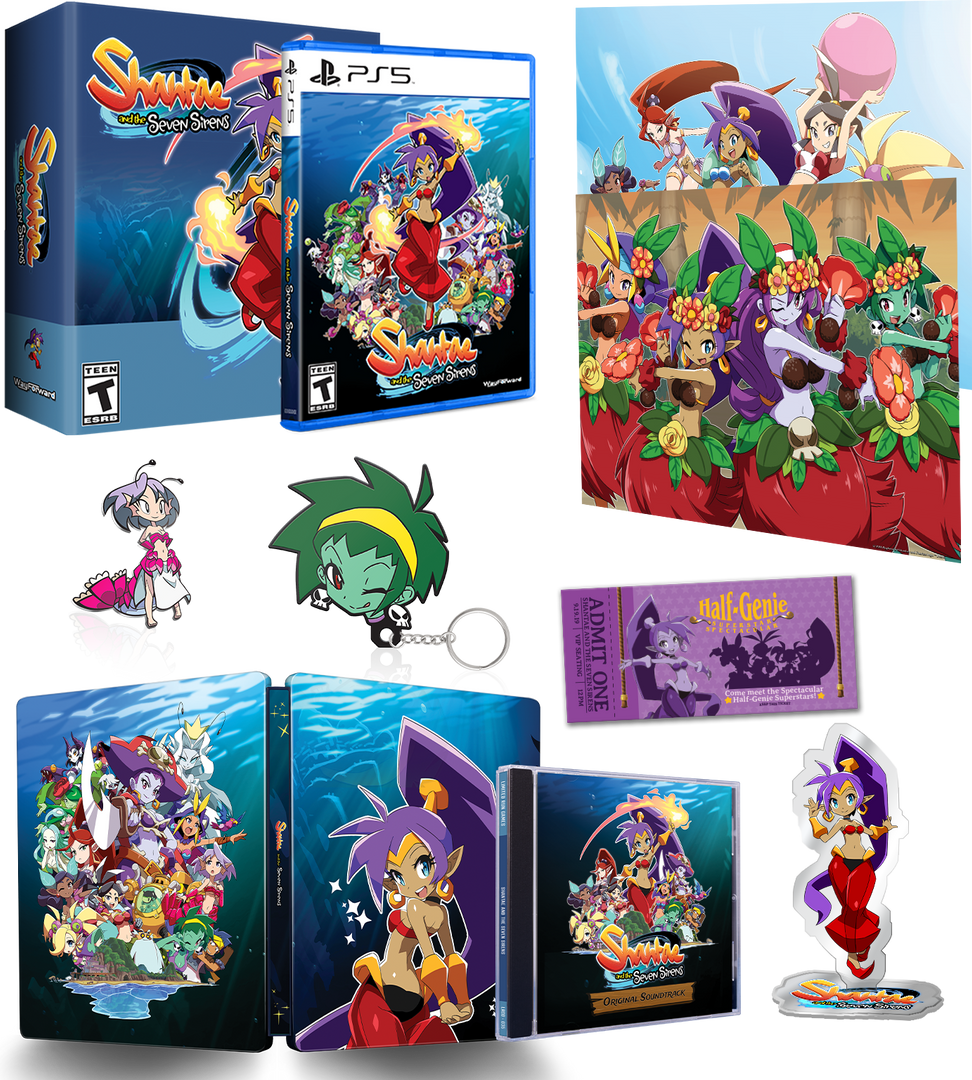 PS5 Limited Run #7: Shantae and the Seven Sirens Collector's PS5 Limited Run #7: Shantae and the Seven Sirens Collector's