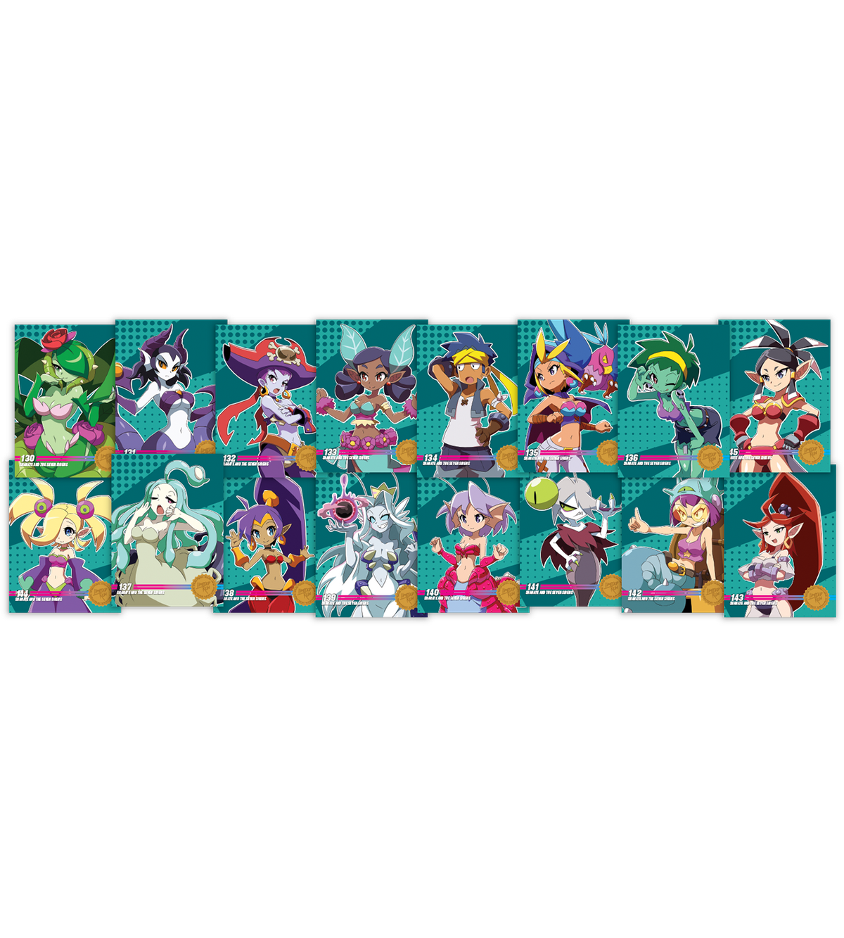 Shantae and the Seven Sirens Character Trading Cards