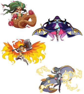 Shantae and the Seven Sirens Fusion Dance Premium Stickers