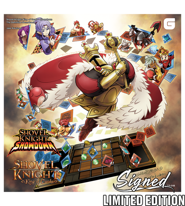 Shovel Knight: King of Cards + Showdown The Definitive Vinyl Soundtrack (Signed)