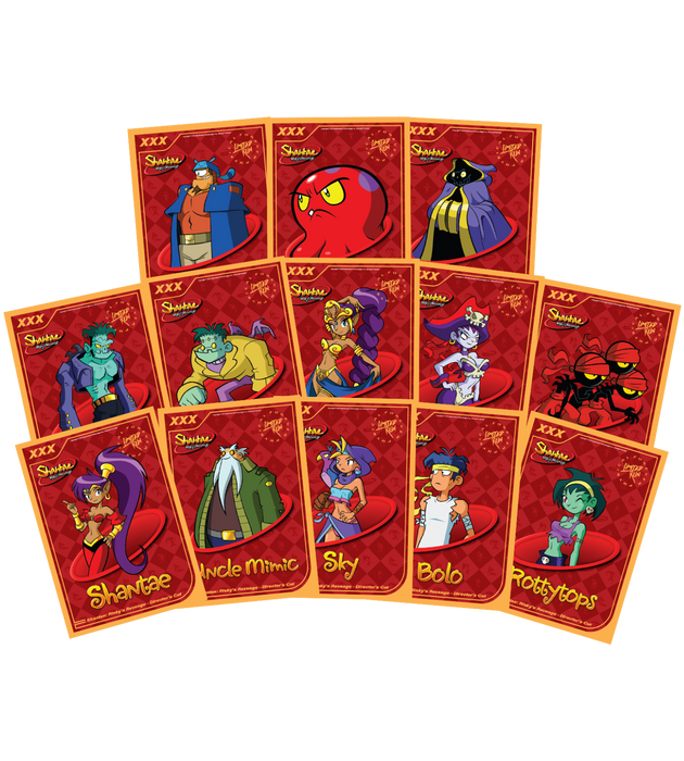 Shantae: Risky's Revenge - Trading Card Set