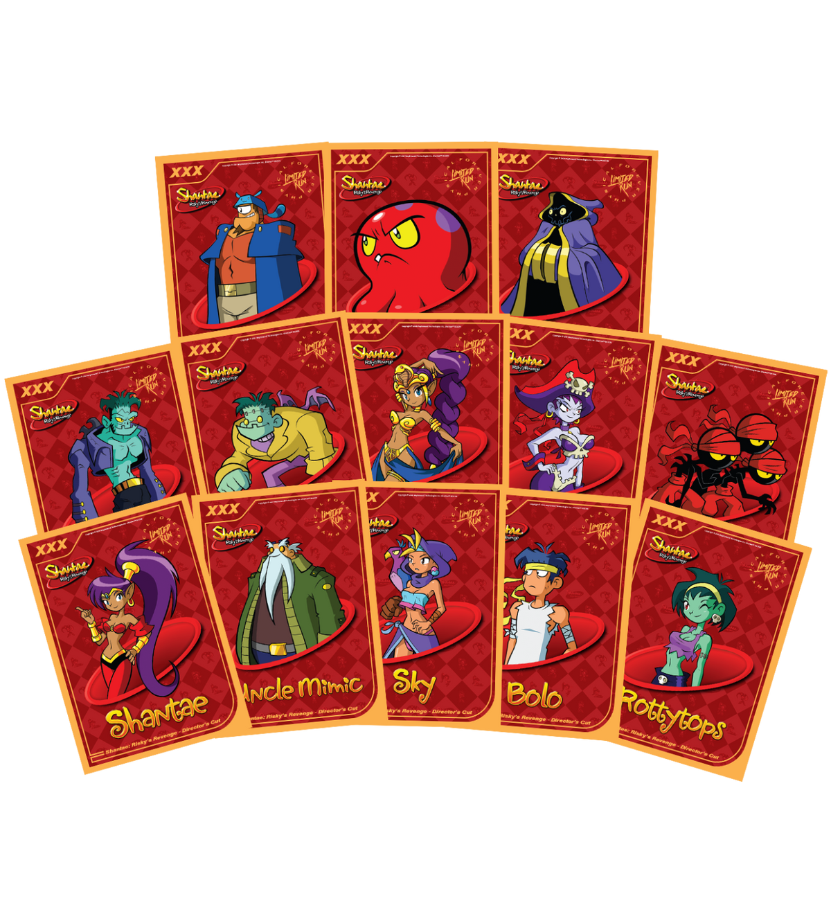 Shantae: Risky's Revenge - Trading Card Set