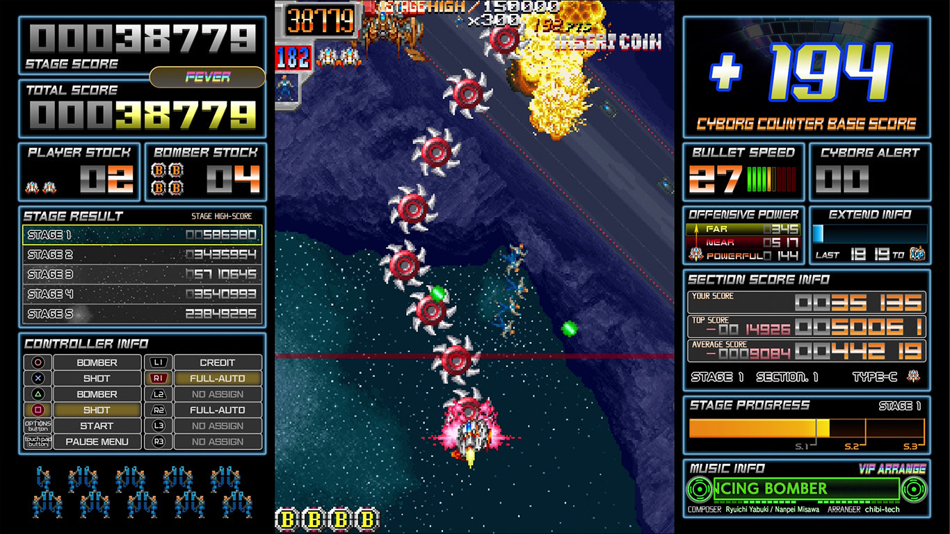 Limited Run #398: Dangun Feveron (PS4) – Limited Run Games