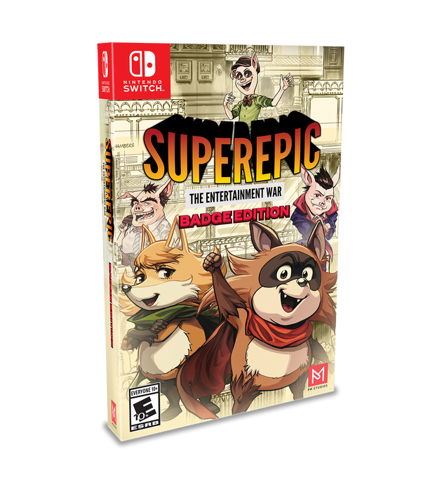 SuperEpic: The Entertainment War Badge Edition (Switch)