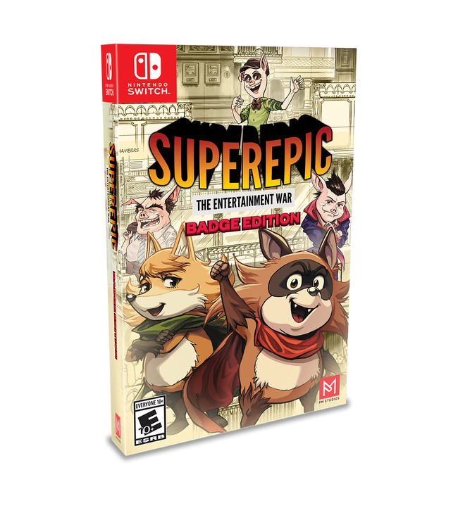 SuperEpic: The Entertainment War Badge Edition (Switch)