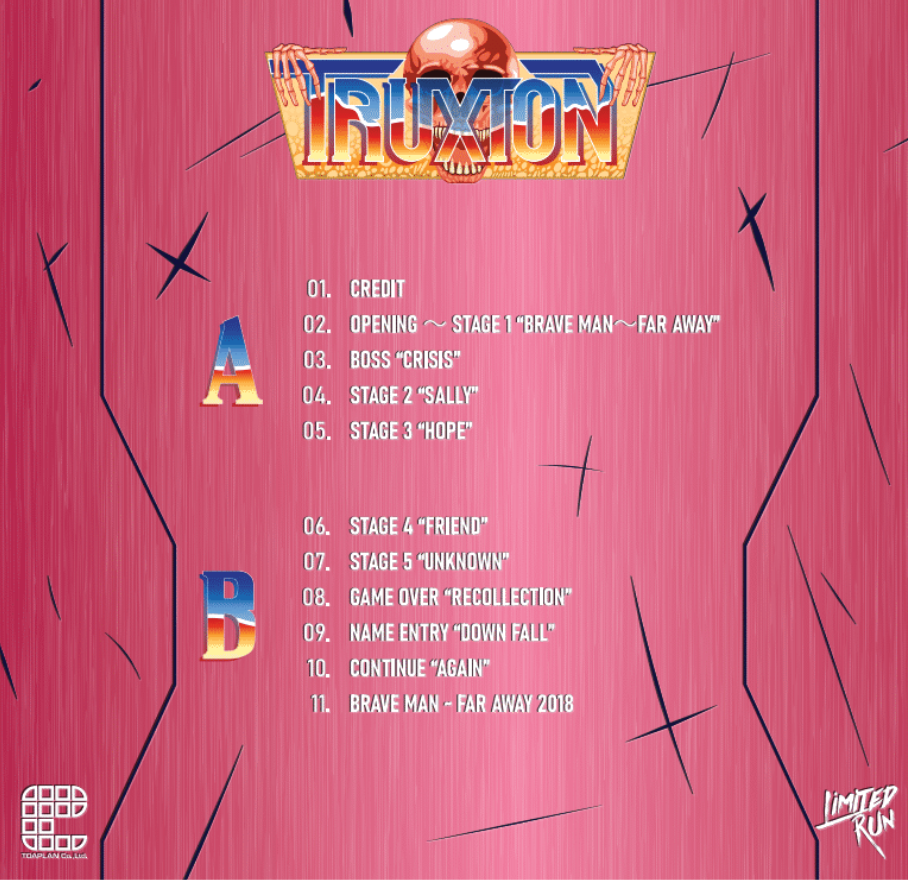 Truxton Soundtrack Vinyl – Limited Run Games