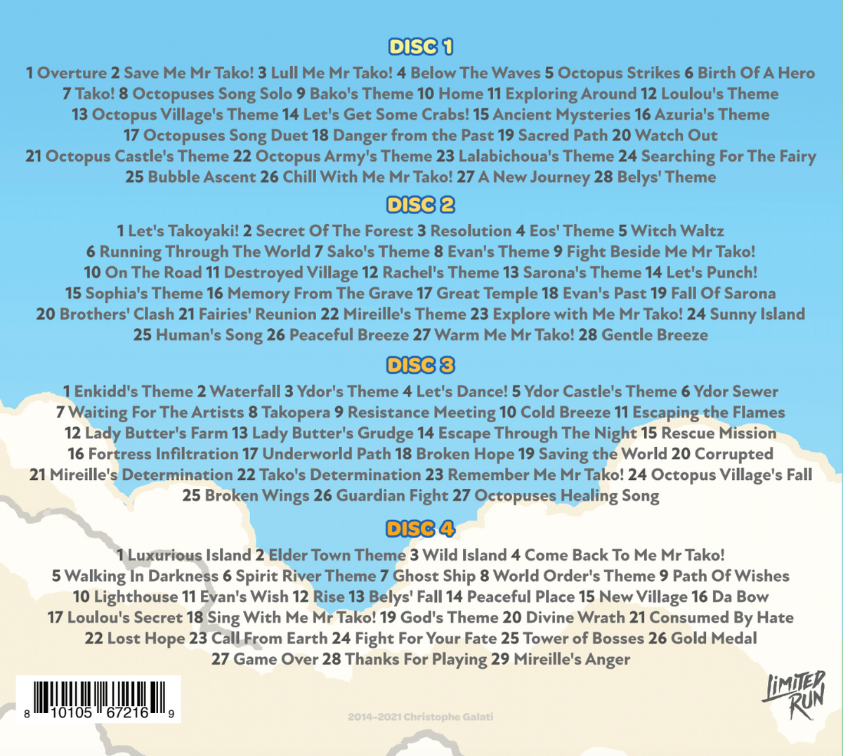 Switch Limited Run #147: Save me Mr Tako: Definitive Edition OST Bundle