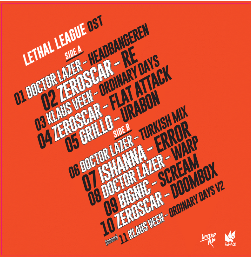 Lethal League - Vinyl Soundtrack