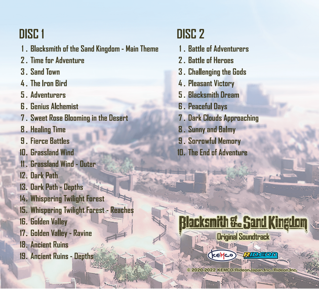 BLACKSMITH OF THE SAND KINGDOM (1100Ex.) PS4 NEW Limited Run Game LRG440  Kemco RPG
