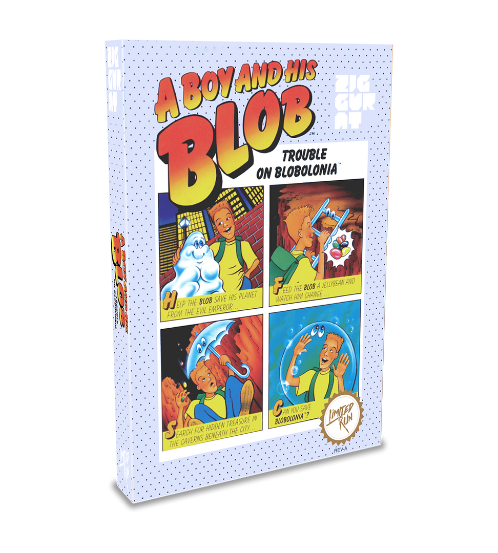 A Boy and His Blob: Trouble on Blobolonia (NES) – Limited Run Games A Boy and His Blob: Trouble on Blobolonia (NES) – Limited Run Games